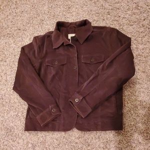 L.L. Bean Jackets & Coats - LL Bean Velour Jacket L.L. Bean Jackets & Coats - LL Bean Velour Jacket